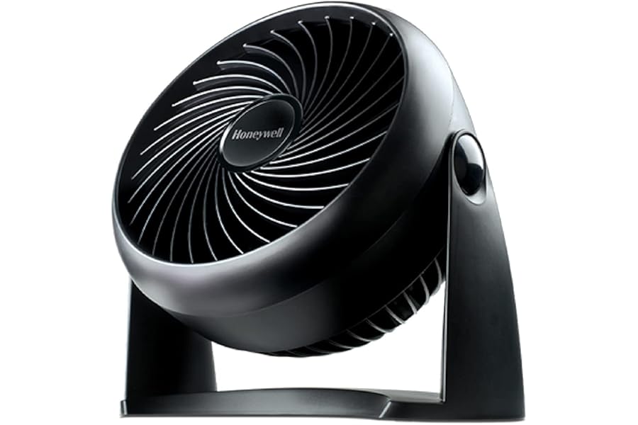 Honeywell TurboForce Power Fan (Quiet Operation Cooling, 90° Variable Tilt, 3 Speed Settings, Wall Mount Feature, Table Fan) HT900E