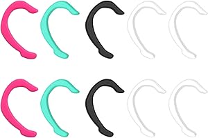 Zeaye 5 paires oreille protection crochet, protege oreille masque, Cache-oreilles réutilisables en silicone, Protections d'oreille colorées, Protections de Crochet d'oreille antidérapantes