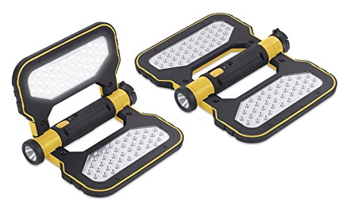 LED Arbeitsleuchte klappbar Werkstattleuchte Taschenlampe Licht Li-ion Lampe - 4