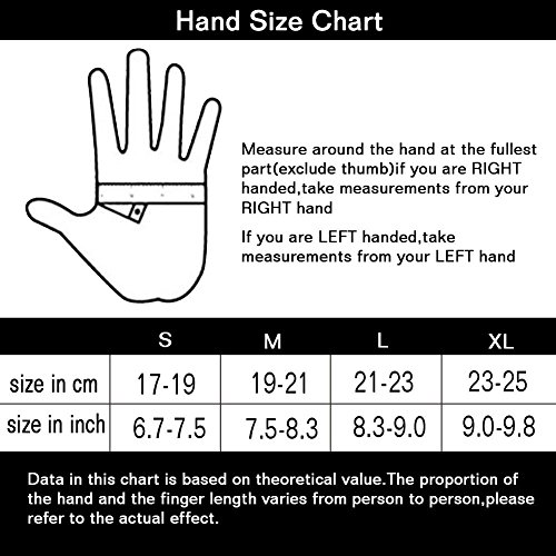 AcTopp Fahrradhandschuhe – Fitness- und Trainingshandschuhe – Handschuhe für alle Radsport – Damen / Herren Handschuhe – Größe: M, L, XL - 7