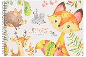 MEMX Sketch Book for Kids, A4 21x29CM 100 Pages (110gsm), Spiral Bound Drawing Pad, Acid Free Sketchbook for Painting, Best Gifts for Children, White