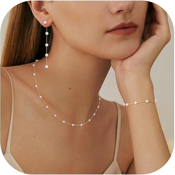 Parure De Bijoux Femme Calkkrer - Collier, Bracelet, Boucles D'Oreilles Strass - Argenté - Pour Mariage Et Soirée