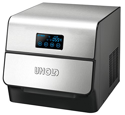 Unold 48955 Eiswurfelbereiter Edel, 1.5 L, 150 W, edelstahl