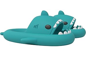 ChayChax Shark Sildes Slippers klapki kąpielowe dla kobiet i mężczyzn, dzieci, kapcie kąpielowe, letnie kapcie kąpielowe, antypoślizgowe buty kąpielowe, sandały plażowe