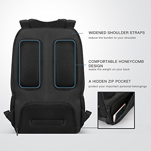 Tr  sutopia DP Herren Rucksack  Wasserdicht  Reiserucksack f  r Business und Freizeit  Schwarz