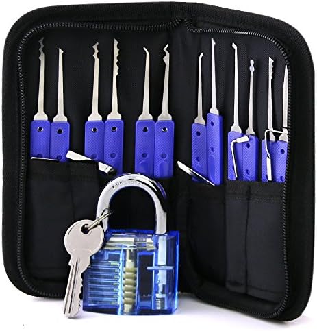 Master Pickset Tooling System with a Padlock (Blue) (1)