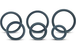 Set de Còckrings en Silicone - 6 Pièces - Pour Augmenter la Puissance
