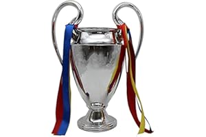 FUNTHY Trophée De Football, Trophée De La Ligue des Champions, Coupe d'europe des Champions 2020, Cadeau De Vacances Trophée Personnalisé-44cm