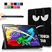 Produktbild Infiland Lenovo Tab 2 A10-70 / Tab 2 A10-70L / Tab 2 A10-70F / Tab 2 A10-30F / Tab 2 A10-30L / Tab 3 10 Business/ Tab3 10 Plus Hülle Case, Ultra Dünn Tri-Fold Smart-Muschel PU Leder Schutzhülle für Lenovo Tab 2 A10-70 / Tab 2 A10-30 / Tab 3 10 Business/ Tab3 10 Plus 10,1 Zoll Tablet (mit Auto Schlaf / Wach Funktion)(Große Augen)