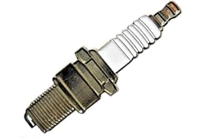 Mainly Metal ™ Enamel Pin Badge Petrol Engine Spark Plug Car Motorcycle Scooter (45mm) Brooch