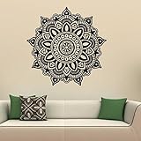 Longra Wohnaccessoires & Deko Mandala Flower indischen Schlafzimmer Wand Aufkleber Kunst Aufkleber Wandbild Home Vinyl Familie Wandaufkleber Wandtattoo