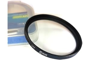 52 mm HD UV-Filter für Nikon D5300 D3500 D850 D7500 Kamera mit AF-S DX 18-55 mm f/3.5-5.6G Objektiv, Fire Rock UV-Filter für Canon EOS 90D, Rebel T7 w/EF-M 55-200 mm Objektiv, 1 Stück