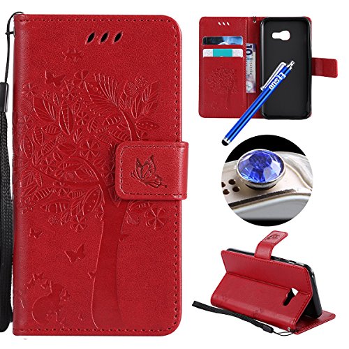 Etsue Retro Flip Case For Samsung Galaxy A3 2017 Elegant