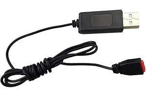 sharprepublic Black RC Quadcopter Charger USB Charging Cable for SYMA X5HW X5HC X5UW X5UC X21 X21W RC Drone, Power Supply Accs