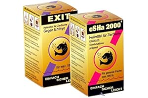 LE POISSON QUI JARDINE Pack eSHa Exit et 2000 contre les maladies des poissons d' aquarium