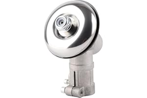 FOCKET Strimmer Gearhead Gearbox, Universal Lawn Mower Segadora Cabezal de repuesto para cortadora de césped Desbrozadora Strimmer Grass Trimmer Gearbox (9 dientes)