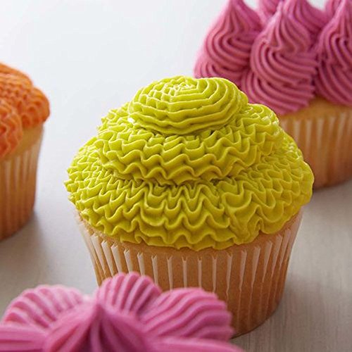 Wilton 2104-2531 Deluxe Tip Spritztüllen, Edelstahl, silber, 22 Einheiten - 16