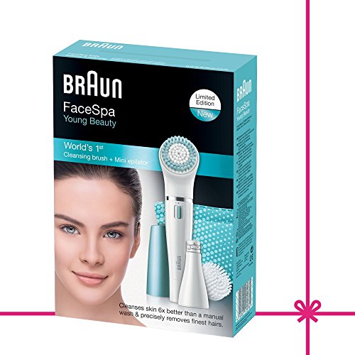 Braun Face Gesichtsepilierer und Gesichtsreinigungsbürste 832e, blau - 6
