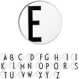 Design Letters Piatti Bianco (A-Z) | Piatti Moderni in Porcellana | Piatti Decorativi Progettato nel Denmark | Idee Regalo Uo