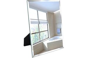 ‎PETAFLOP PETAFLOP Multifunktionaler Schminkspiegel 33 x 26,9 cm, flexibel für Tisch- und Wandmontage, Ideal für Beauty-Routine im Badezimmer und Schlafzimmer