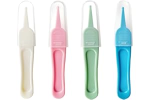RDNKVB 4pcs Baby Nasenpinzette Baby Sicherheits Pinzette Nasenreinigung Pinzette Schonend und Sicher