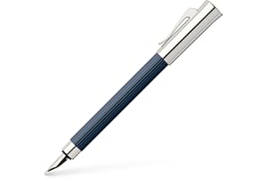 Graf von Faber-Castell Tamitio 141712 - Pluma estilográfica (1 unidad), color azul oscuro