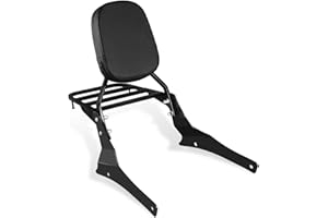SWESGI Sissy Bar for Suzuki VL800 Boulevard C50 M50 Passenger Backrest with Luggage Rack (Black)