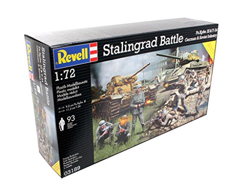 Revell 1:72 Scale Set Stalingrad Pzkpfw III and T-34