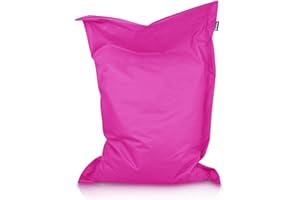 ‎BUBIBAG BuBiBag XXL Sitzsack, Outdoor Sitzsäcke für Kinder und Erwachsene, Bodenkissen Beanbag Fatboy wetterfest (Pink 160x145cm)