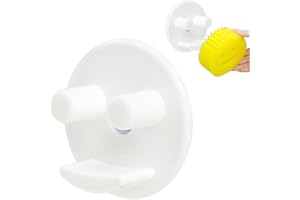 GBULTR Scrub Sponge Holder for Daddy Mommy Funny Face Sponge Holder Sink Space Saving & Odor Free Sponge Storage Solution for Home Use Strong Suction Cup Installation (Sponges Not Included)
