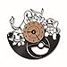 Produktbild OOFAY Clock@ Wanduhr Aus Vinyl Schallplattenuhr Japan Animation Familien Dekoration 3D Design-Uhr Wand-Deko Schwarz/Durchmesser 30 Cm,B