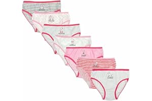 Fashion by Purdashian New Girls Underwear | Cotton Mix Girls Pants | Multipack Girls Knickers