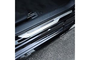 HIGH FLYING para Corolla Hatchback 5-puertas / Corolla Touring Sports 2019-2021 Plata Embellecedor de Pasos de Puerta Acero Inoxidable 4 piezas
