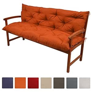 Buy 100x50x50cm Orange Beautissu Bench Pad Flair Br Comfortable
