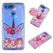 Produktbild Honor View 20 Hülle, KANTAS Weich Silikon Flüssiger Glitzer Treibsand Schutzhülle Handyhülle Rückseite TPU Ultra Dünn Bumper Back Cover für Honor View 20, Schüchternes Einhorn