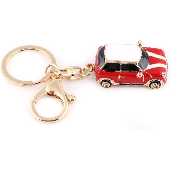 Porte-clés Bicolore Avec Forme De Voiture, Corps En Acier Inoxydable R – TRANS LASER