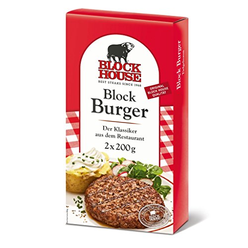 Preisvergleich Produktbild Block House - Block Burger Patties TK Rindfleisch Boulette - 2St / 400g