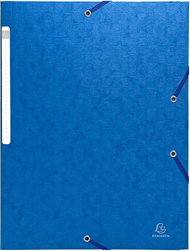 Exacompta 5592E - Pack de 10 carpetas con goma color azul reviews Exacompta 5592E - Pack de 10 carpetas con goma color azul