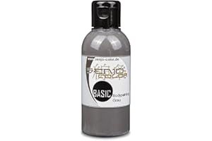 Senjo Color BASIC Body Painting Peinture 75ml | Liquide Peinture du Corps | Pour pinceaux et aérographe | Fabriqué en Allemagne | Gris