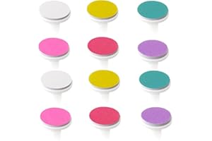 ZZHBOO 12 Piezas Almohadillas Cortaúñas Bebe Electrico Almohadillas de Repuesto para Recortador de Uñas para Bebés Lima de Uñas Accesorios
