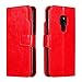 Produktbild DENDICO Huawei Mate 20 Hülle, Lederhülle Brieftasche Dünn Schutzhülle [9 Kartenfach] [Standfunktion] [Magnetverschluss] für Huawei Mate 20 - Rot
