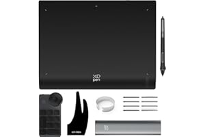 XP-PEN XPPen Deco Pro MW (Gen 2) Wireless Graphics Tablet with 9″x 6″ Working Area, Digital Drawing Tablet with X3 Pro Stylus (16K Pressure), Supports Bluetooth 5.0 Connection, Works with Windows, macOS