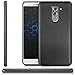Produktbild zanasta Huawei Honor 6x Hülle, Premium Schutzhülle Soft Flex Silikon Carbon Case TPU Slim Cover Handyhülle | Metallic Schwarz