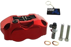 Stoneder, Performance Racing, Pinza freno a 4 pistoni per Pit Dirt Mini Super Motard Bike Scooter
