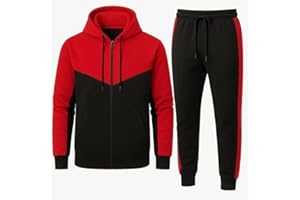 MH Home Men’s Premium Fleece Tracksuit Set Zip Hoodie & Jogger Bottoms Comfortable, Warm & Stylish Loungewear Set for Casual Wear, Gym, Travel