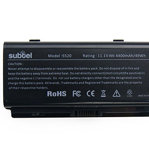 subtel® Qualitäts Akku für Packard Bell EasyNote LJ61 EasyNote LJ63 EasyNote LJ65 EasyNote LJ67 EasyNote LJ71 EasyNote LJ73 EasyNote LJ75 EasyNote LJ77 (4400mAh) – AS07B31 AS07B41 AS07B51 AS07B61 AS07B71 - 4