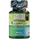 Nature's Supreme Vitamin B Complex 60 Kaps&uuml;l AROMASIZ Renkli