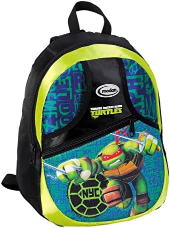 Official Licensed GENUINE Ninja Turtles "NYC" DOUBLE FILL Childrens Kindergarden Backpack - Licensed Ninja Turtles Merchandise