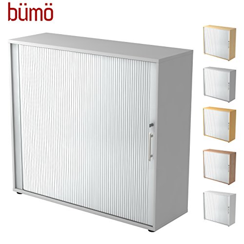bümö® Aktenschrank mit Rollladen | Rollladenschrank für Aktenordner