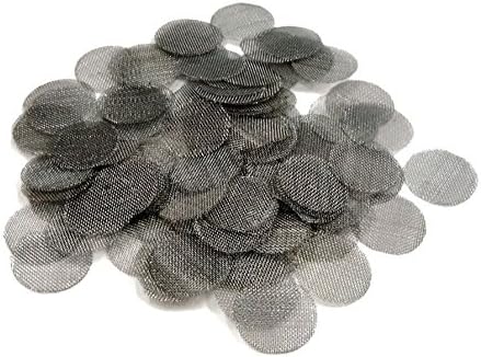 Brass Steel Screens Gauzes Filters For Polyscience Smoke Gun Food Smoker New (STEEL, 50 X SCREENS)